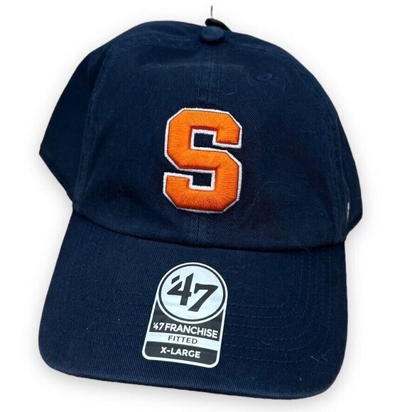 Syracuse‎ Orangeman 47 Brand Hat X-Large 47 Franchise Fitted Hat Cap Baseball - Picture 1 of 7